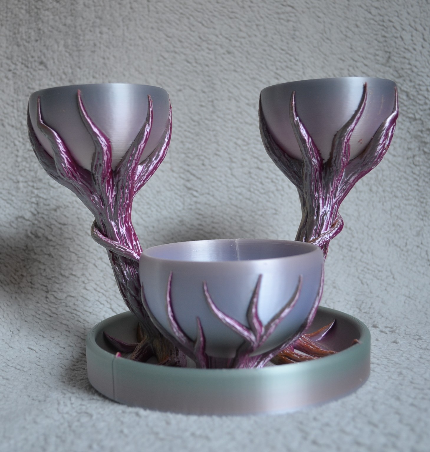 Three Cups Flower Pot